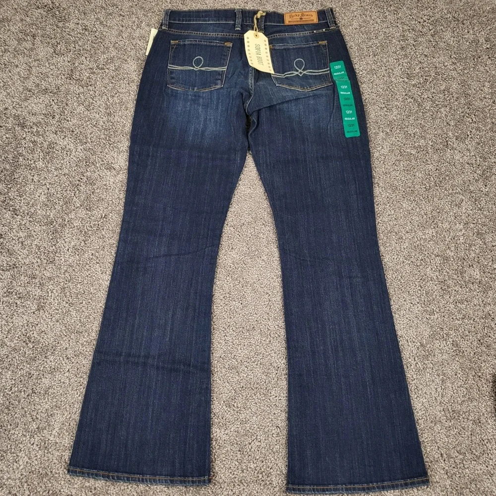 Lucky Brand Sofia Bootcut Jeans Womens 12/31 Blue NWT Dark‎ Wash 7WC1003